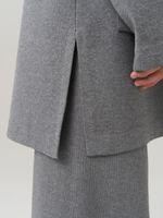 Кардиган для девочки в школу AT990 серый