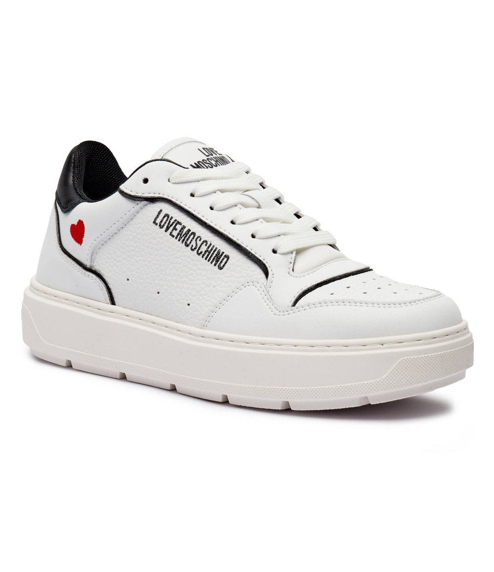 Кожаные кроссовки Love Moschino - белый(JA15144G1LJC1)