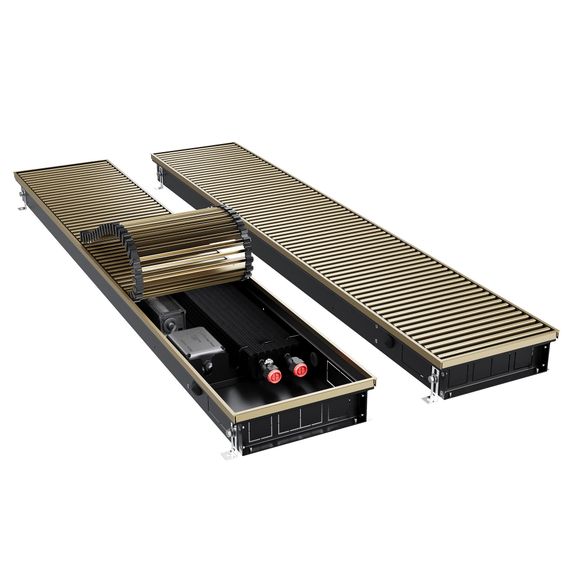 Конвектор внутрипольный Royal Thermo ATRIUM TURBO-80/250/2500-DG-U-AU