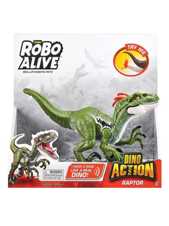 Интерактивная игрушка Zuru Robo Alive Зуру Раптор динозавр