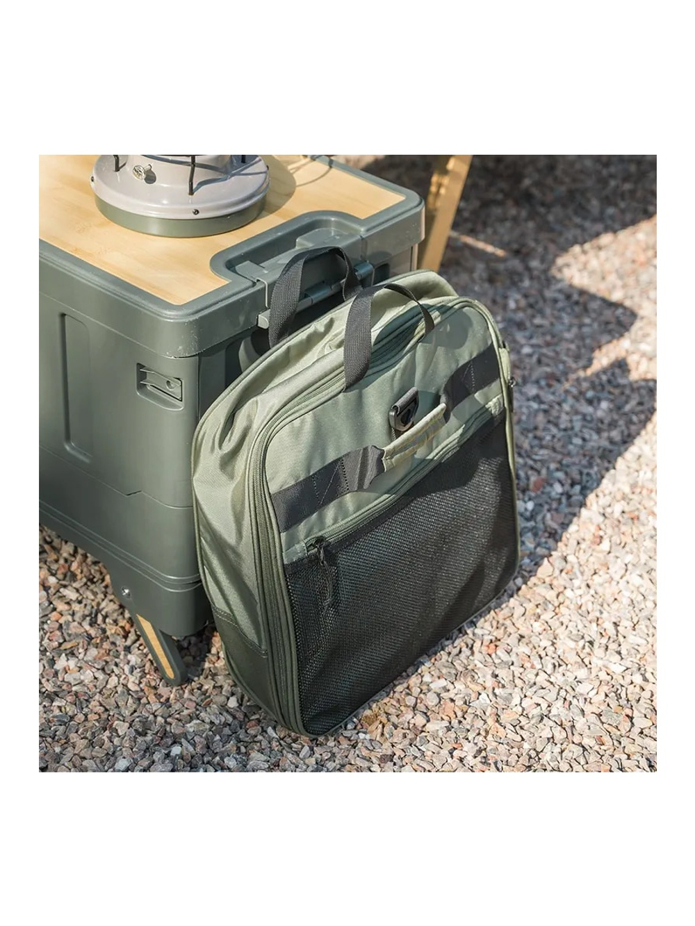 Сумка-тележка Naturehike NH21LX003 XS03 складная туристическая зелёный