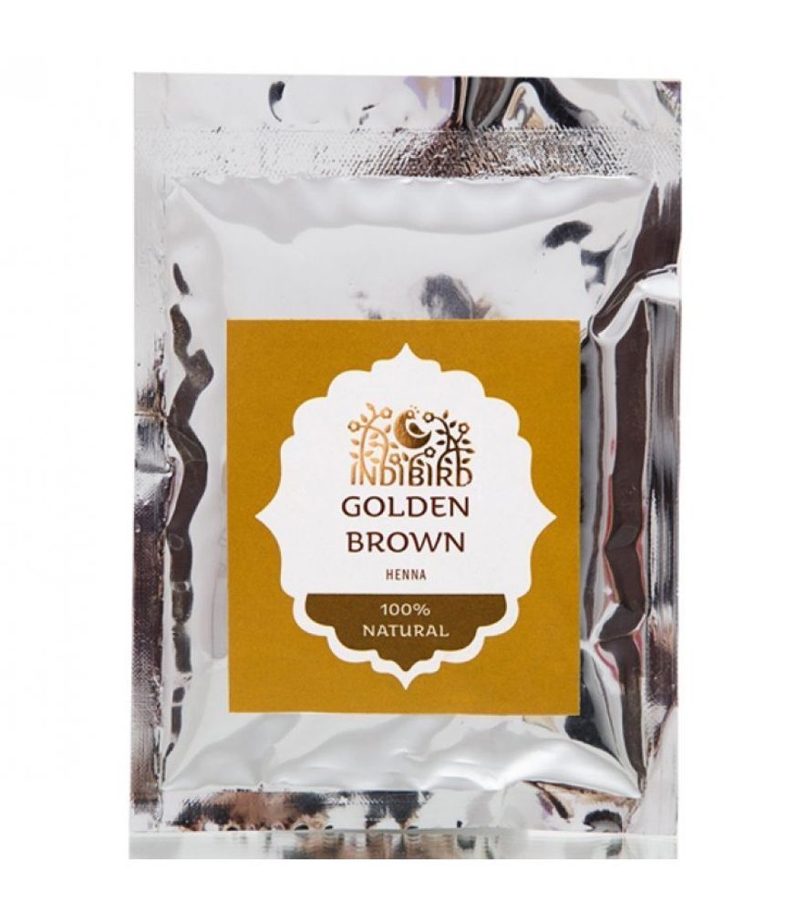 Хна Indibird золотисто-коричневая 50 г