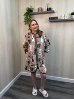 Халат женский "Красотка В.Т" молния (24)