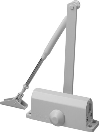 STAYER MAXComfort, до 80 кг, белый серебро, дверной доводчик (37916-80)