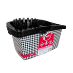 Ведро 10л с отжимом прямоугольное "Стайл Пепита"