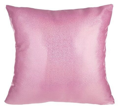 Чехол под печать для сувенирной подушки Глиттер (40х40cm) Розовая