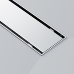 Душевой лоток AM.PM PrimeFlow 70 W02SC-U11-070-04SB с решеткой Хром матовый / под плитку Tile