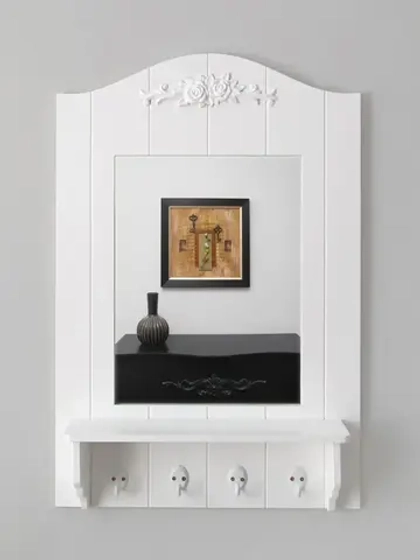 Зеркало настенное с полкой "Прованс"