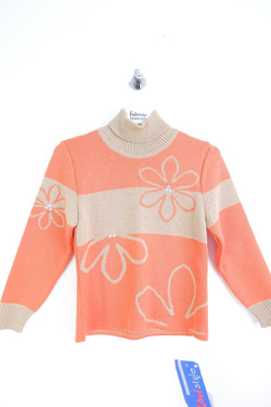 Джемпер с горлом теплый с шерстью в составе на рост 110-116 см, на 5-6 лет, новый