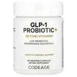 Codeage, GLP-1 Probiotic +, 90 растительных капсул