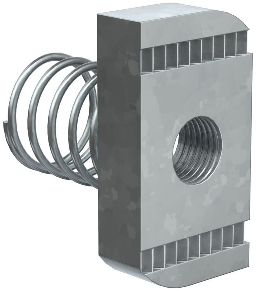 Гайка канальная с пружиной М10х40 (уп.50шт) IEK CMZ11-GK-10 Гайка канальная с пружиной М10х40 (уп.50шт) IEK CMZ11-GK-10