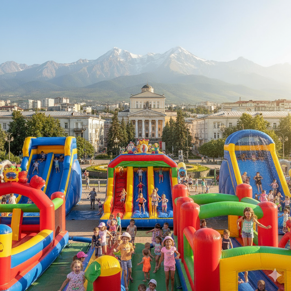 Надувной батут купить во Владикавказе — БатутМастер 🎉