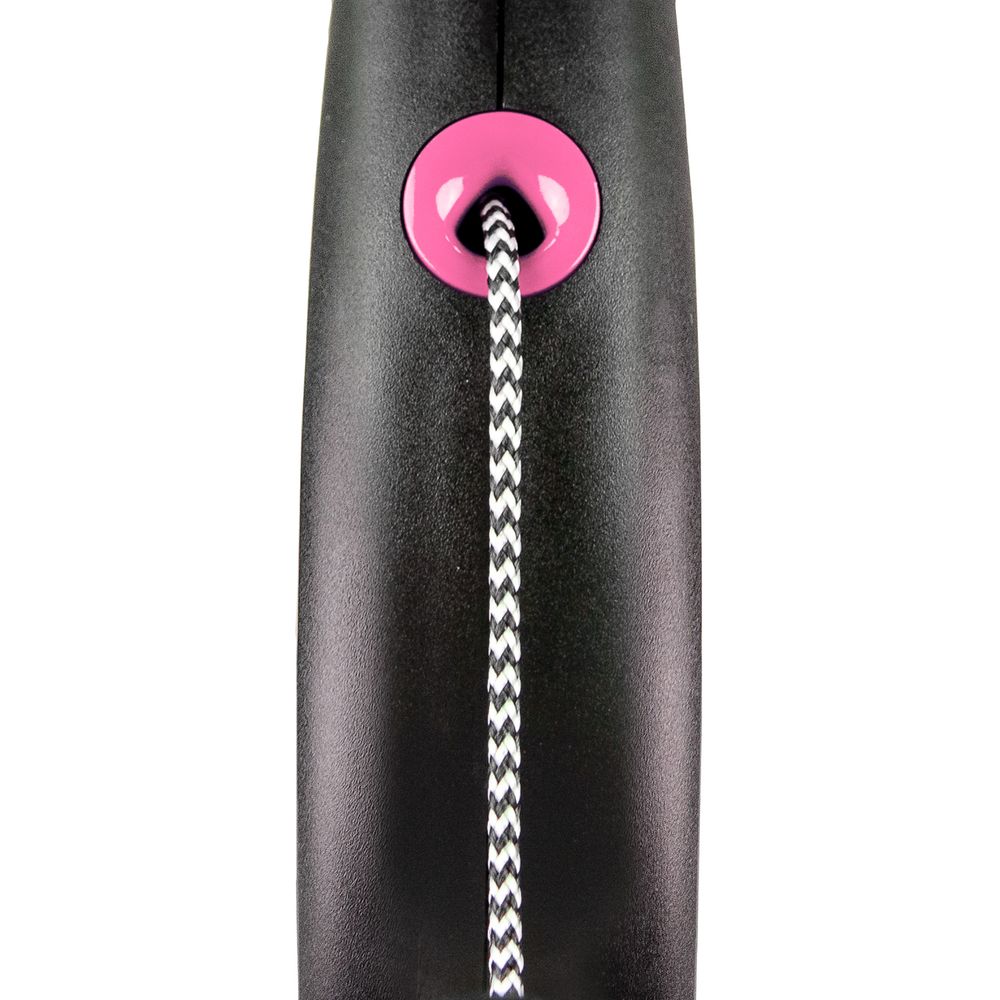 Рулетка flexi Black Design XS (до 8 кг) 3 м трос черный/розовый Рулетка flexi Black Design XS (до 8 кг) 3 м трос черный/розовый