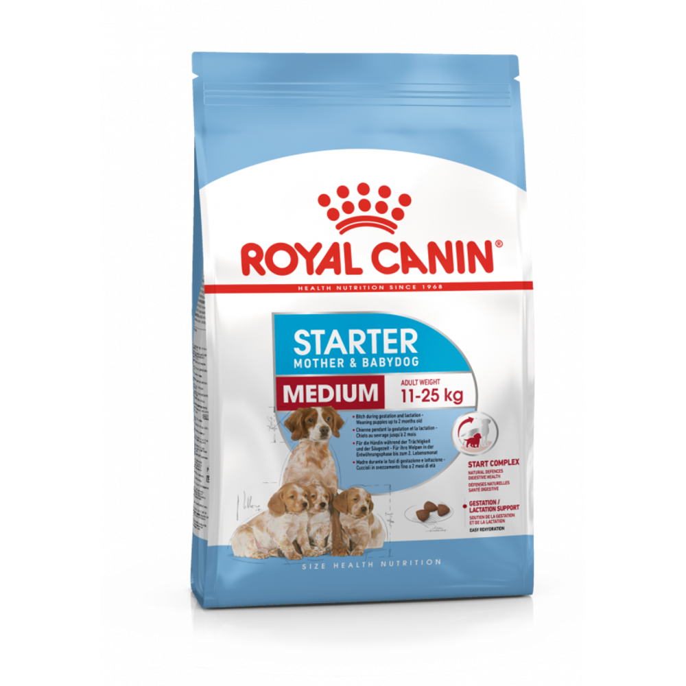 Royal Canin Medium Starter Корм для щенков средних размеров беременных и кормящих собак 12 кг