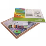 Алмазная мозаика 40*50см «Улочки» с полным заполнением, напечатанной рамкой, на деревянном подрамнике M50054