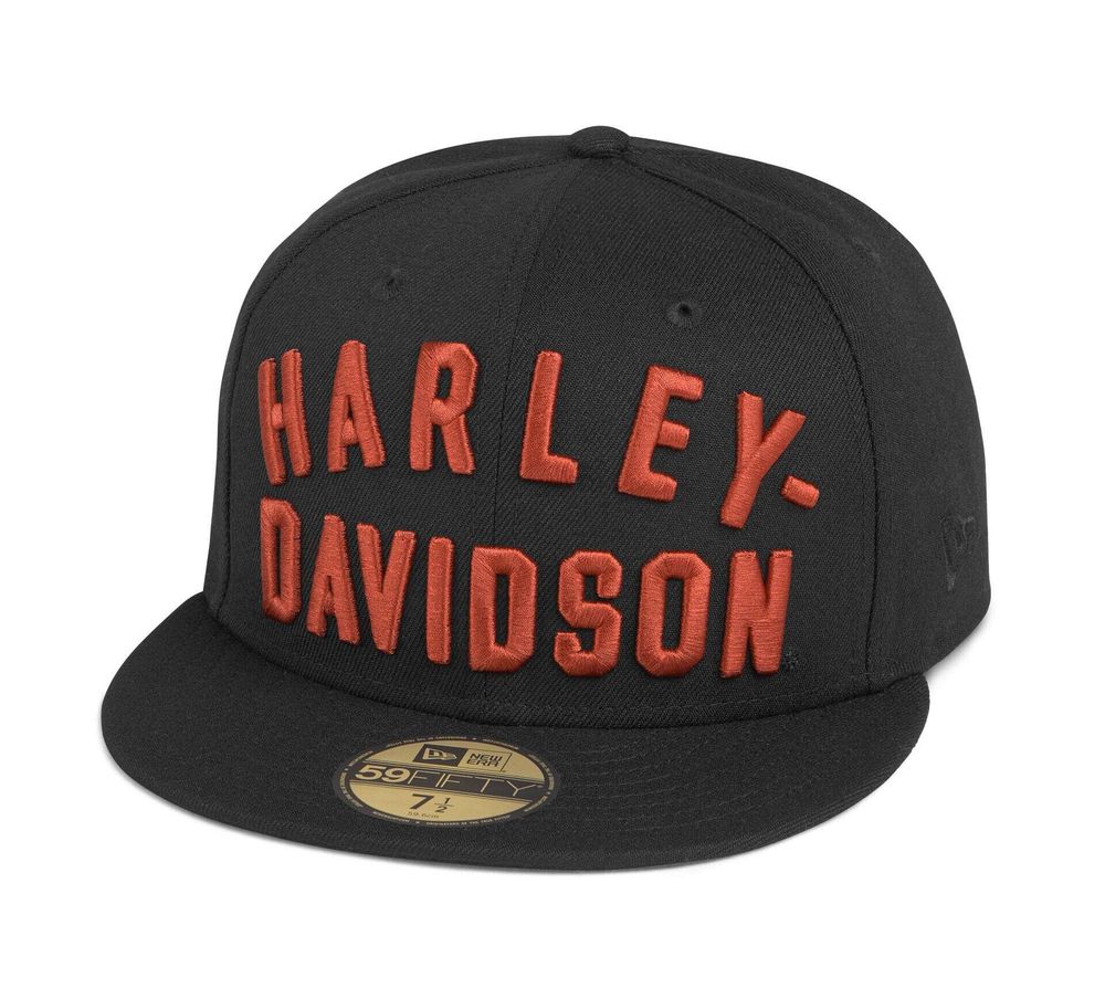 Бейсболка Raw Edge Patch 59FIFTY Harley-Davidson