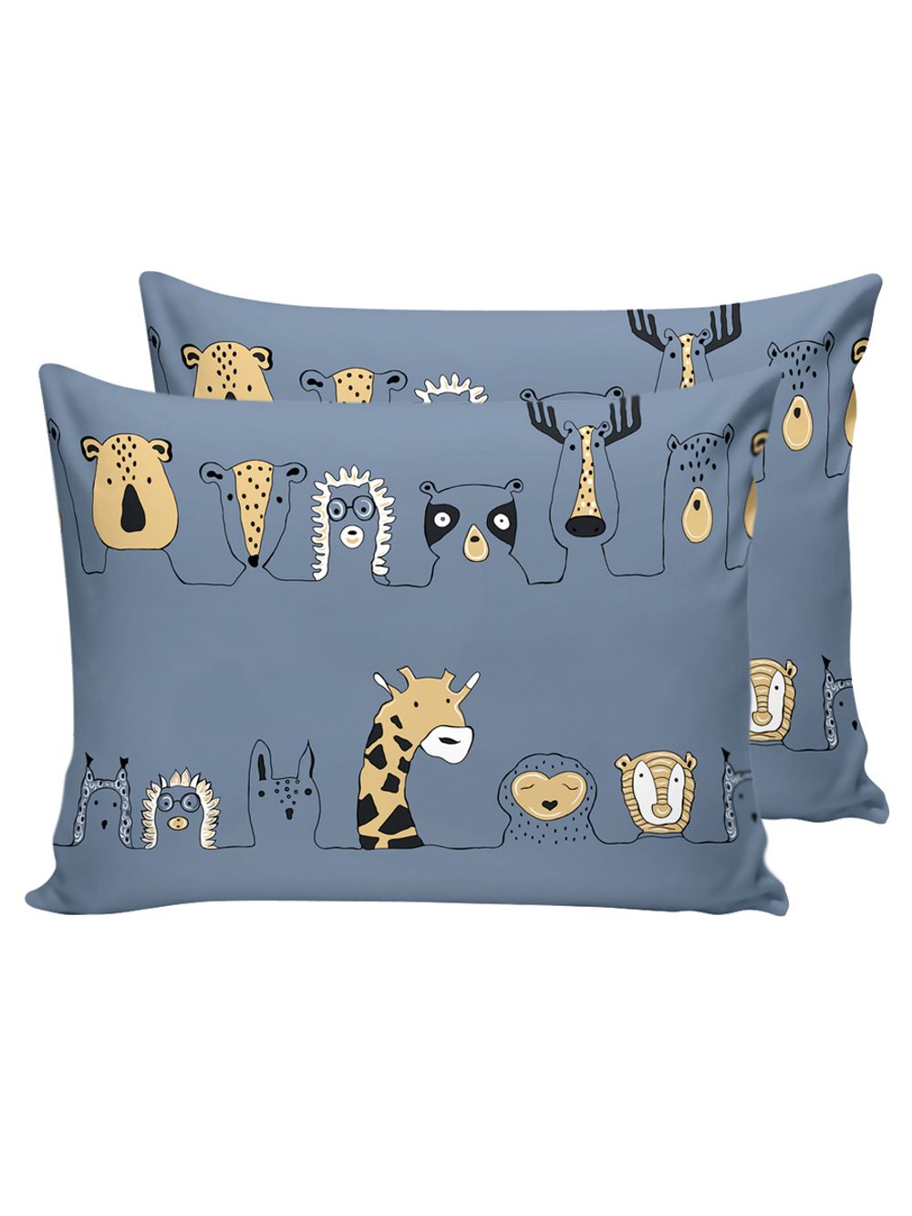 Постельное белье Сказка "Оттава" евро Наволочка 50х70 см 2 шт Простынь на резинке 180х200 см Пододеяльник 200х215 см, перкаль