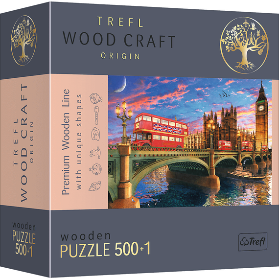 Puzzle &quot;501&quot; - Palace of Westminster, Big Ben, London / Wooden Puzzles