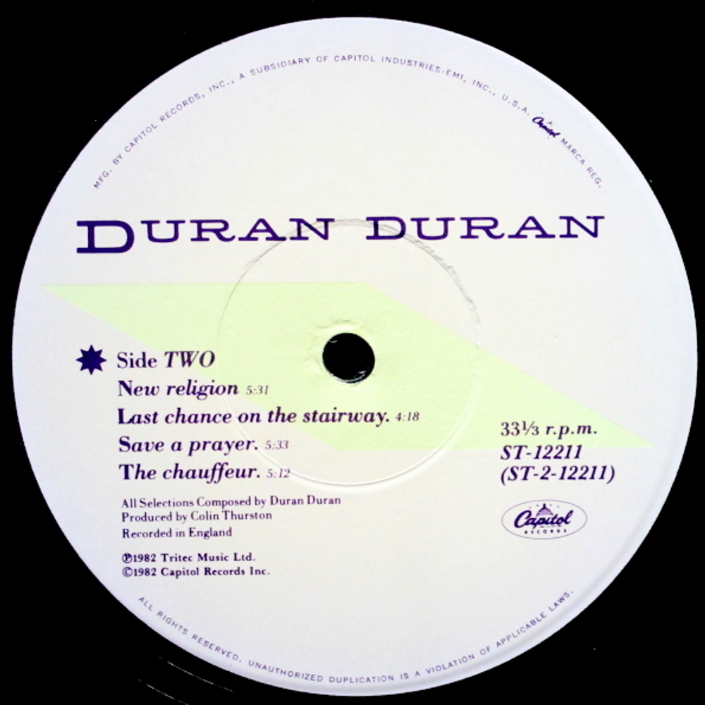 Duran Duran / Rio (LP)