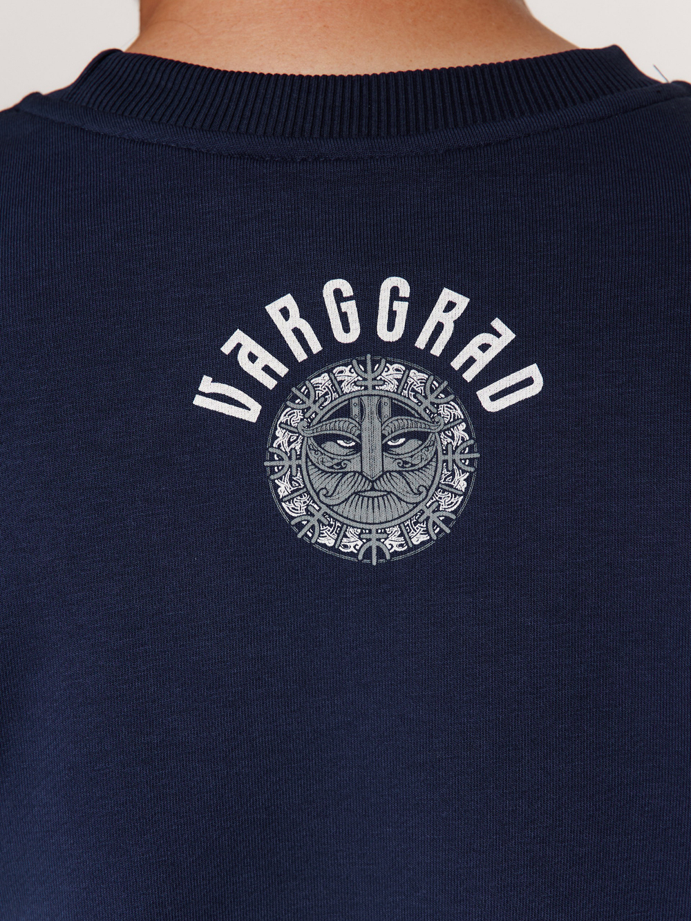 Свитшот Варгградъ мужской тёмный индиго "Вранакрик" без начёса