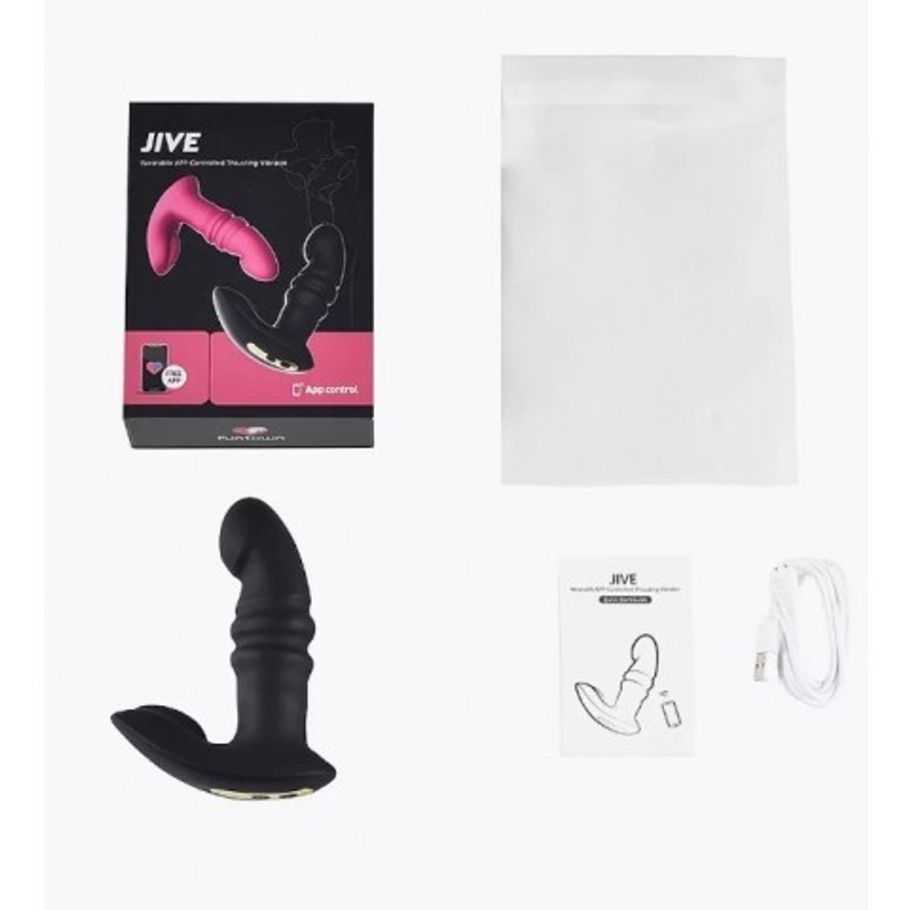 Универсальный вибростимулятор JIVE от Magic Motion, черный