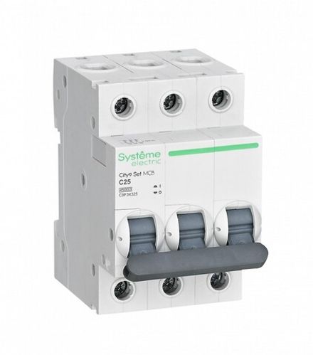 Выключатель автоматический Systeme Electric City  3Р  25А