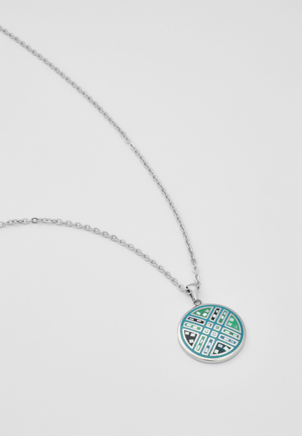 Ожерелье SHANYRAQ BLUE STEEL