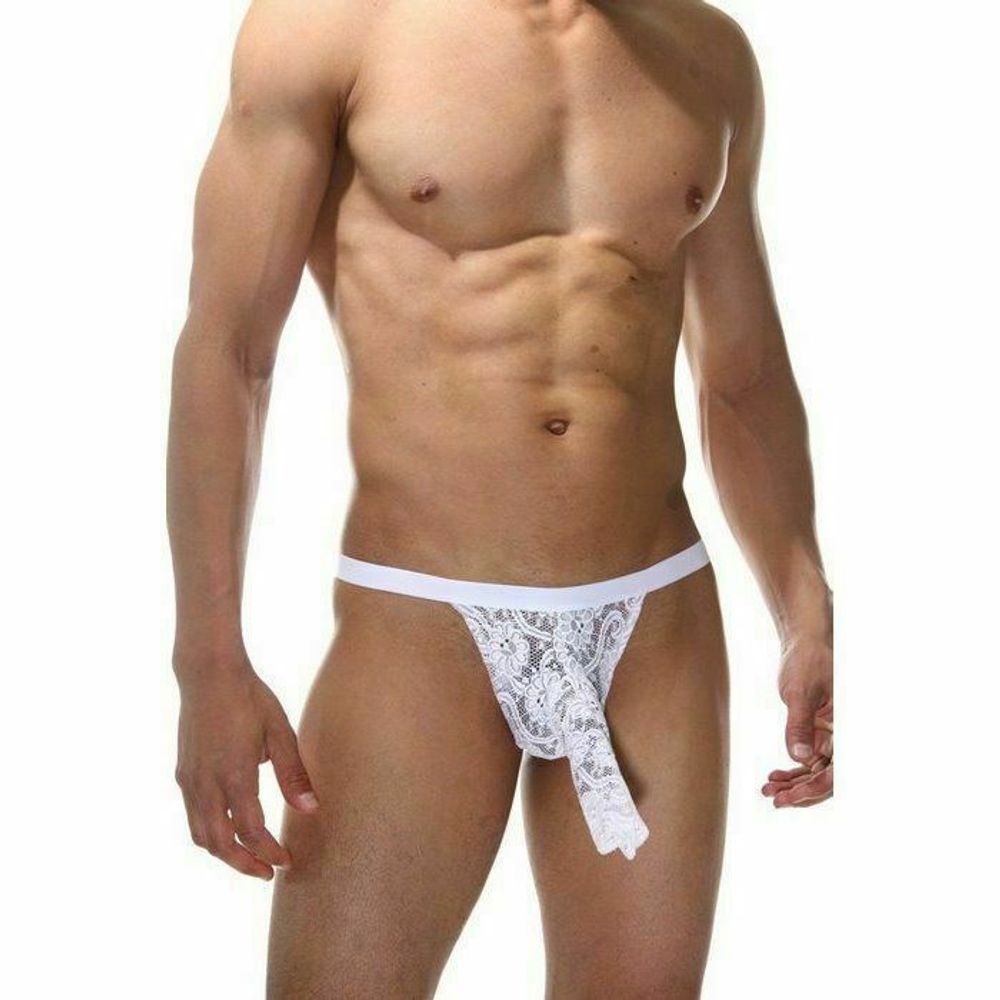 Мужские трусы джоки белые La Blinque LB15422