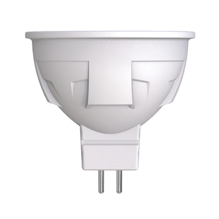 LED-JCDR 6W-WW-GU5.3-FR-DIM PLP01WH Лампа светодиодная. диммируемая. Форма JCDR. матовая. Серия ЯРКАЯ. Теплый белый свет 3000K. Картон. ТМ Uniel