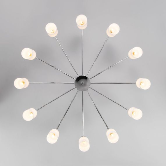 Потолочная люстра Eurosvet Vegga 70160/12 хром Smart