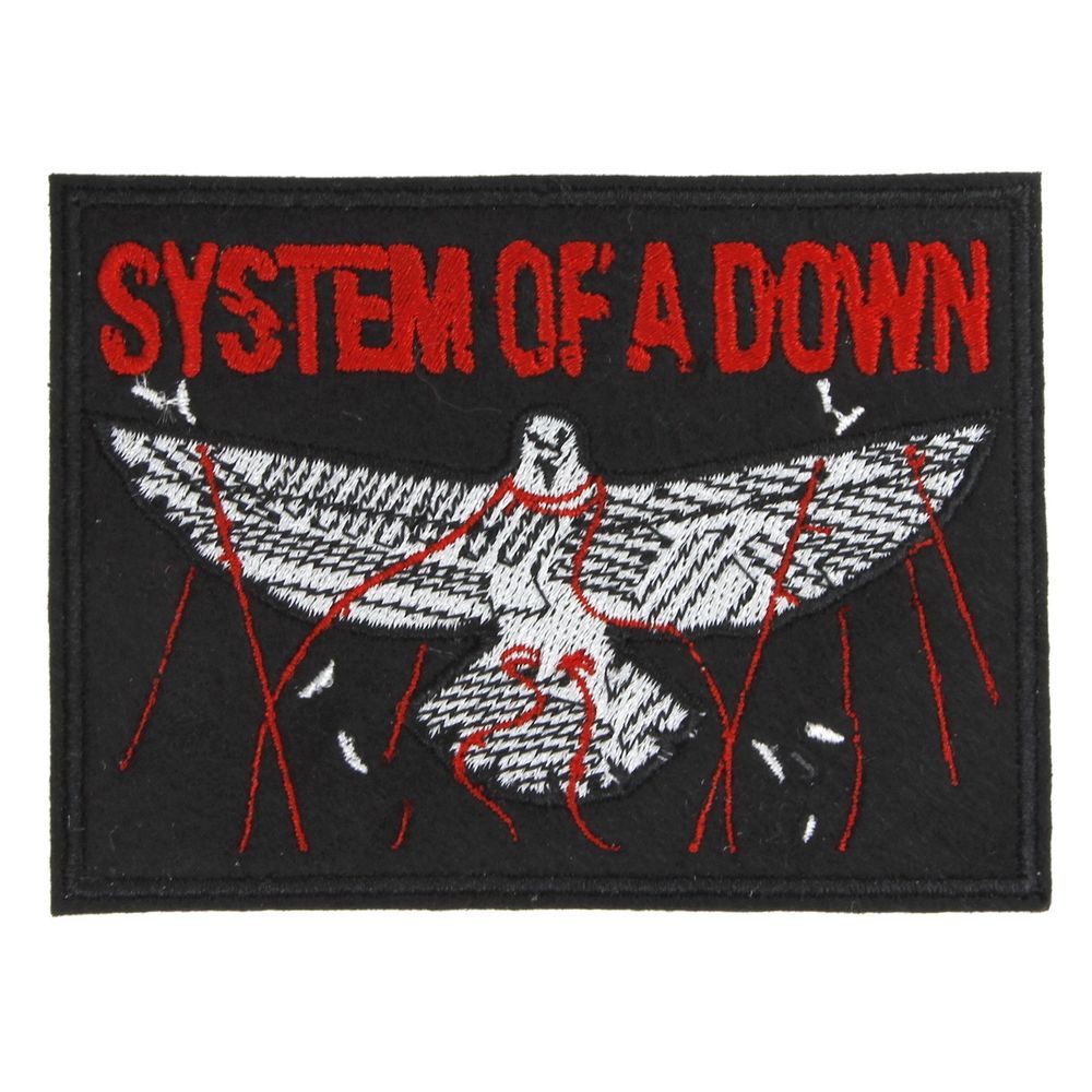 Нашивка с вышивкой группы System Of A Down