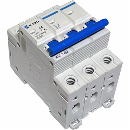 Модульный автоматический выключатель KNS3-63-AC-3P-C4