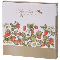 НАБОР ТАРЕЛОК ОБЕДЕННЫХ LEFARD "STRAWBERRY" 2 ШТ. 25,5 СМ (КОР=9НАБ.)