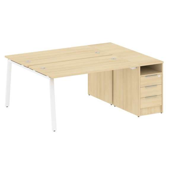 Метал Систем Рабочая станция с тумбой на А-образном м/к БА.РС-СТП-2.3