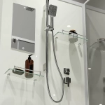 Душевая кабина Niagara Standart ST100/15Q/BK 100х100 стекло прозрачное/профиль белый