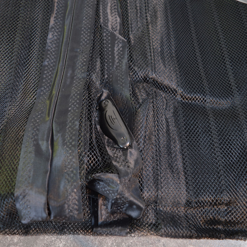 Сетка антимоскитная 100*210см на дверь, на магнитах, цвет черный "Happy Panda"