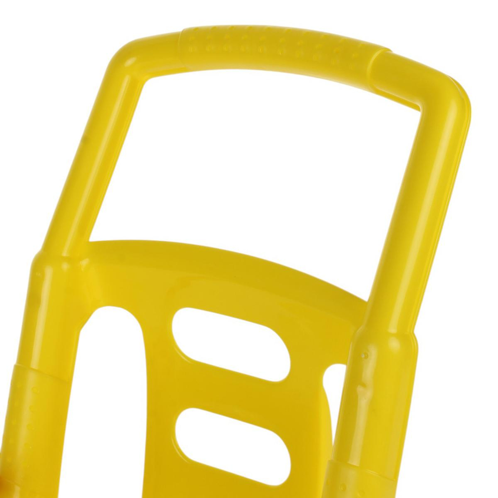 Коляска пластмассовая, желтая RRB-113 (32*28*48 см)