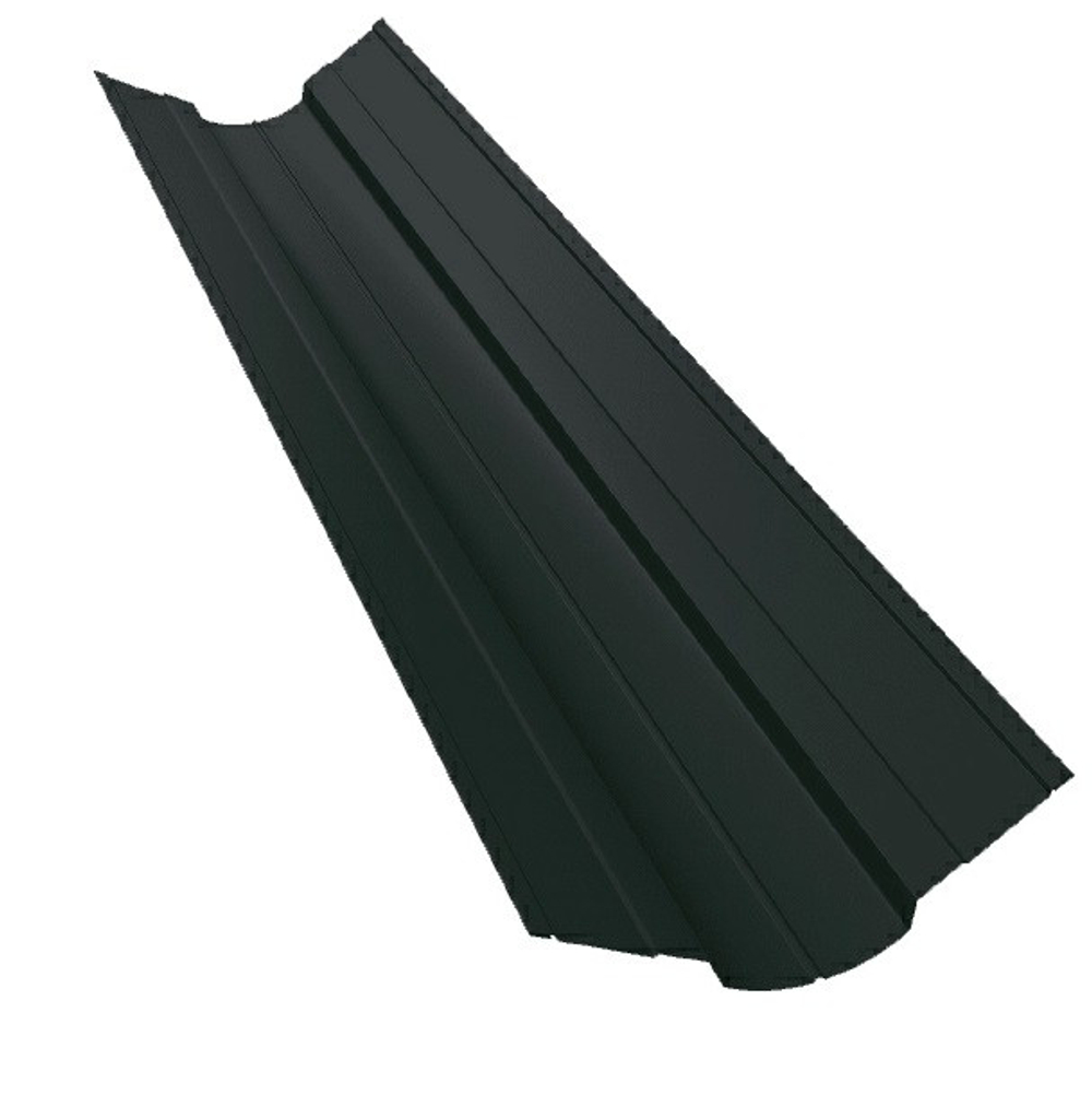 Ендова верхняя фигурная Grand Line Velur X Ral 7016 70х70 мм резка