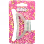 Заколка-краб для волос на блистере «Глянец-Трапеция», микс 6 цветов, 6см