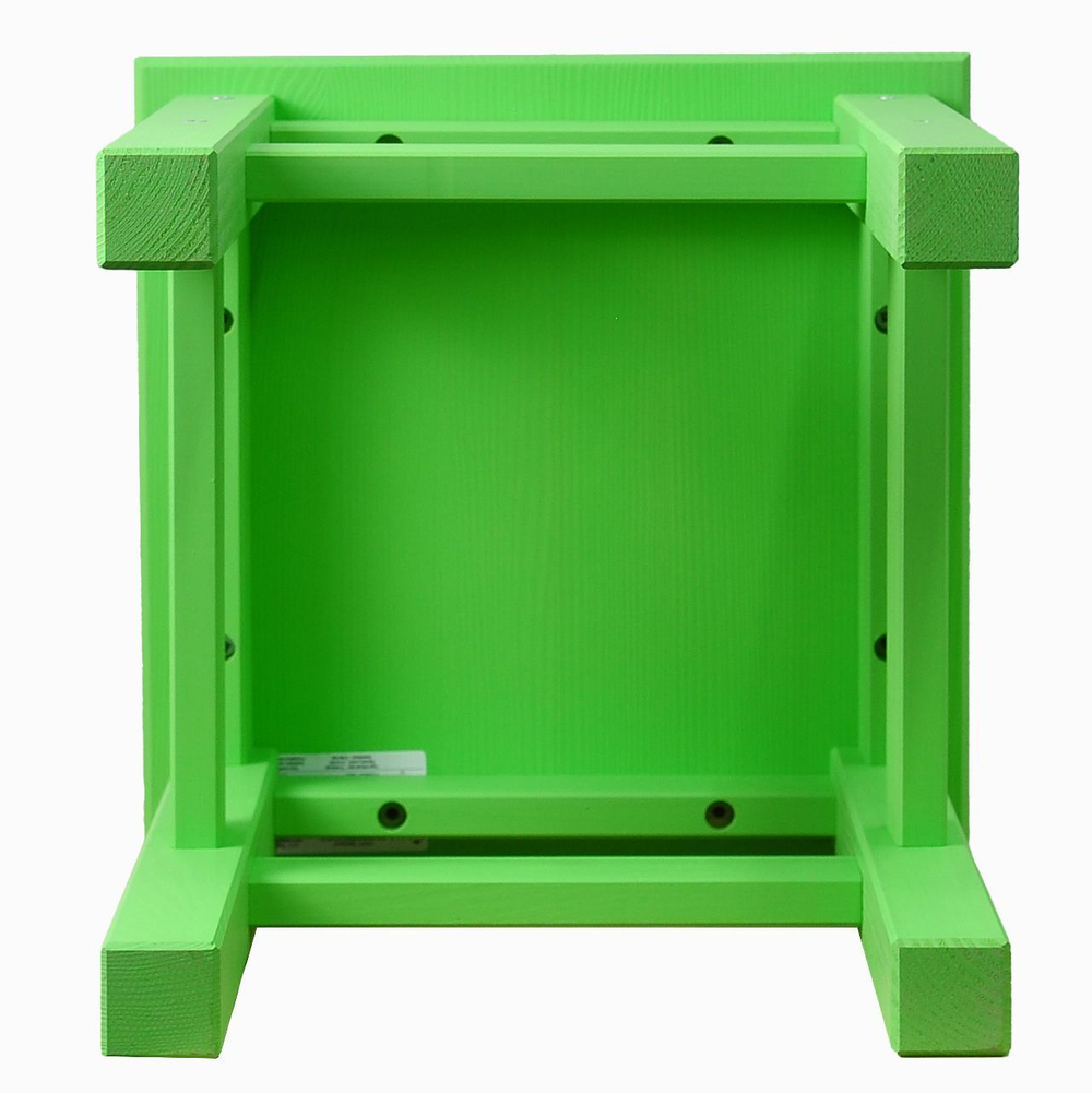 Табурет деревянный Одвар 33х33 см из массива сосны, салатовый