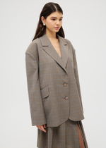 Жакет объемного кроя