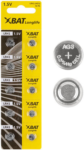 Батарейки LR41 алкалиновые щелочные "Таблетка" 1 шт. 1,5 В, 32 мА/ч
