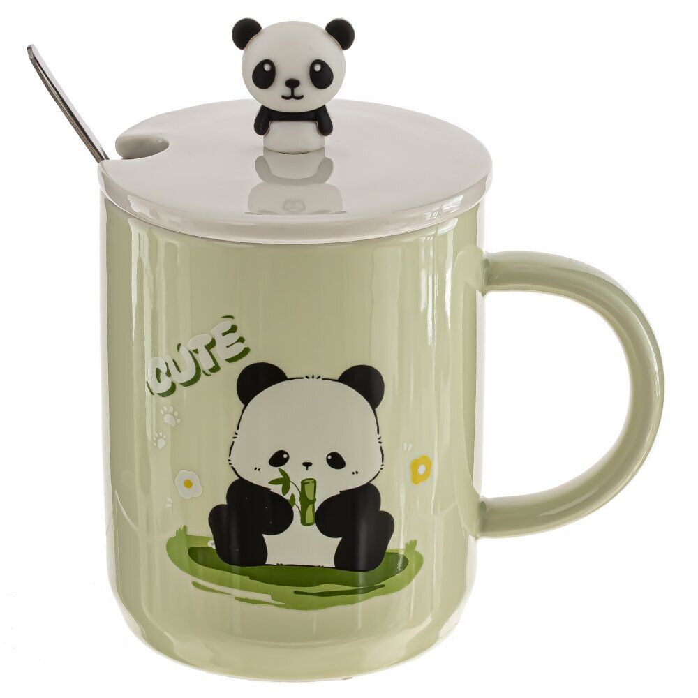 GAEM Кружка с крышкой и ложкой, 250 мл, L7,9 W7,9 H10 см