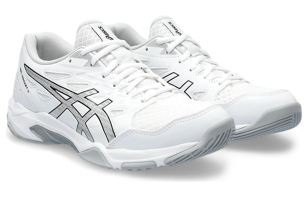 ASICS Gel Rocket 11 White Pure Silver Women"s