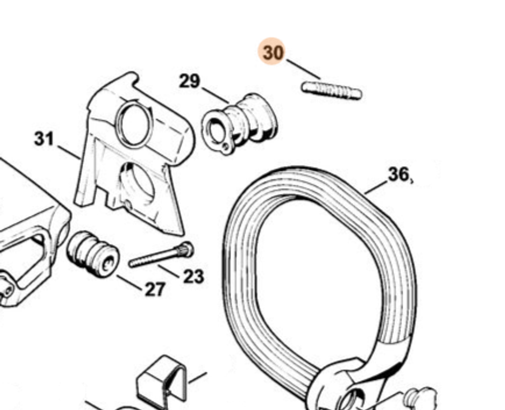 Импульсный шланг для бензопилы STIHL MS 210, 230, 250. арт.PJ25031 FARMERTEC (STIHL 1123 141 8600)