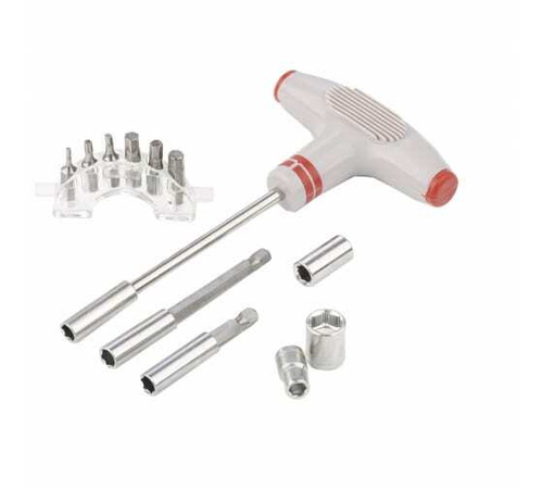 ОТВЕРТКА MATRIX С Т-ОБРАЗНОЙ РУЧК И НАБОР НАСАДОК 36ШТ 11572