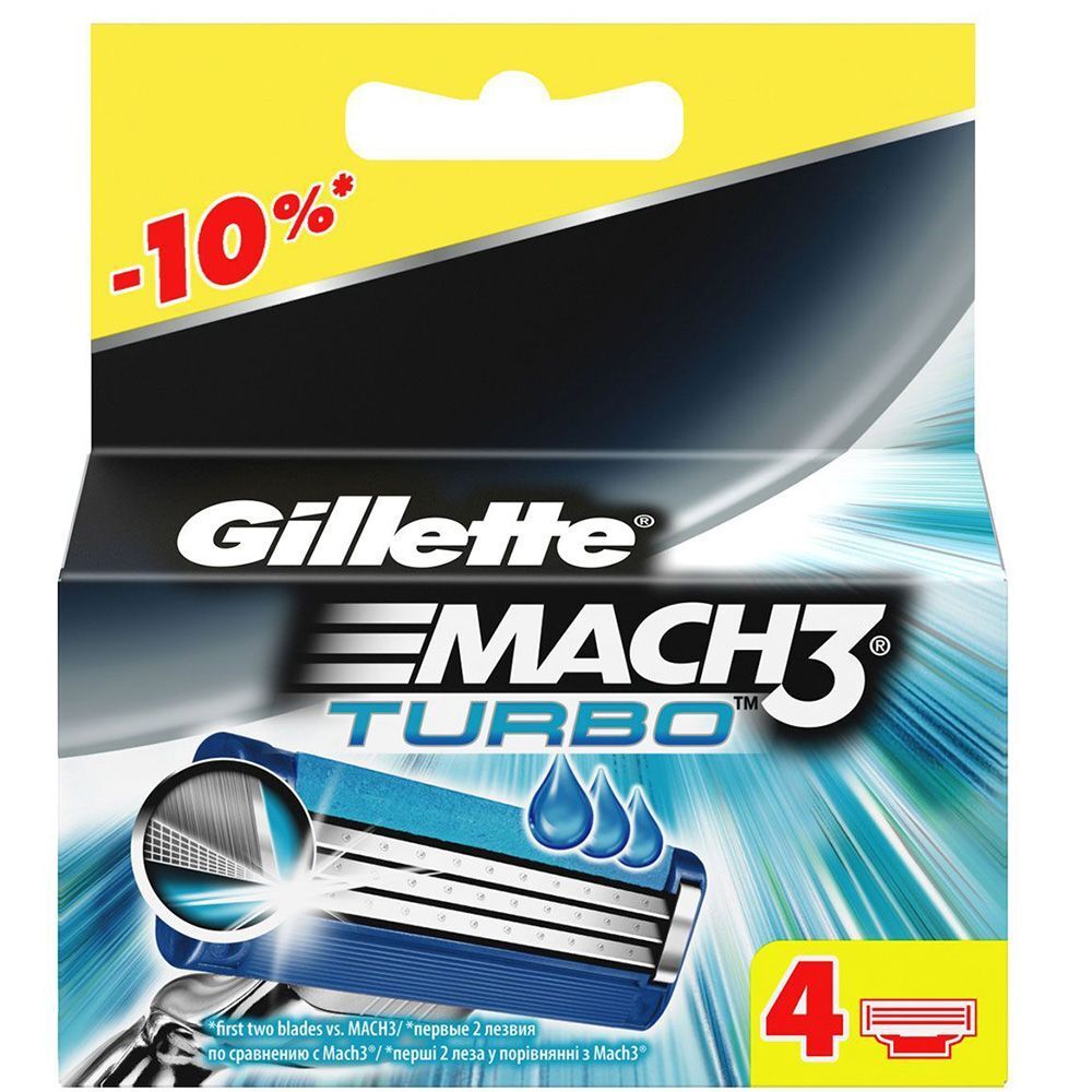 Сменные кассеты Gillette Mach3 Start 4шт