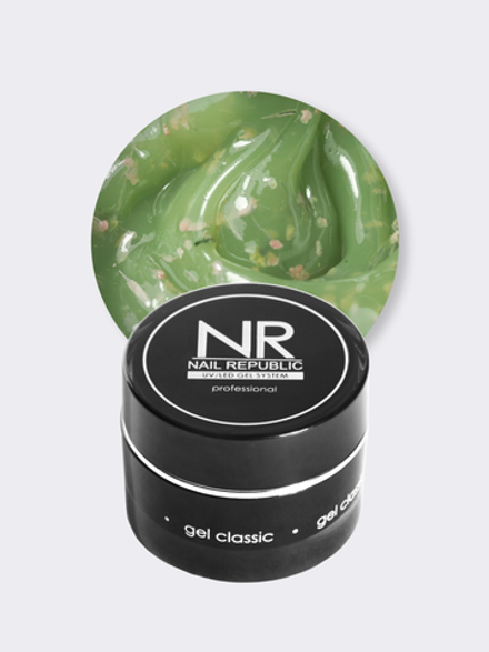 NR Gel Garden - Гель для моделирования с сухоцветами №296, 15 гр