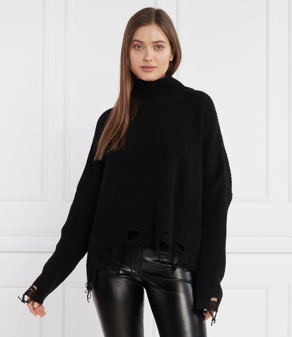 Хлопковый свитер Pinko - черный(101787 A15H)