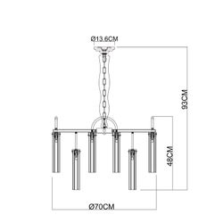 Подвесная люстра Arte Lamp